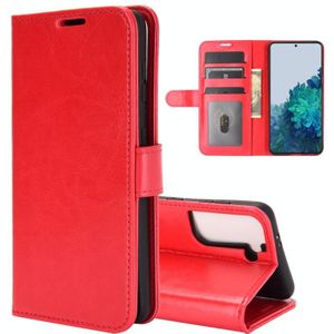 Voor Samsung Galaxy S30 R64 Texture Single Horizontal Flip Beschermhoes met houder & kaartslots & portemonnee en fotolijst(rood)