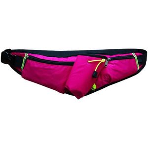 Buitensporten Waterfles Taille Bag Multifunctionele Fitness Running Mobiele Telefoon Onzichtbare Taille Tas (Rose Red)