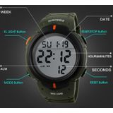 SKMEI 1068 Mannen Waterproof Outdoor Sports Digital Watch Student Fashion Watch (Rood)