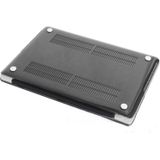 MacBook Pro Retina 13.3 inch Kristal structuur hard Kunststof Hoesje / Case (zwart)