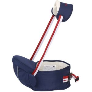 Ergonomische draagzak met Hip stoel voor Baby met reflecterende Strip voor 0-3 jaar oude (donkerblauw)