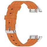 Voor Garmin Forerunner 35 / 30 Universal Nylon Canvas Vervanging Polsband horlogeband (Oranje)