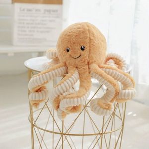 Creatieve schattige Octopus pluche speelgoed kinderen geschenken  hoogte: 80cm (geel)
