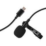 PULUZ 1.5 m USB-C/type-C Jack lavalier bedrade condensator opname microfoon