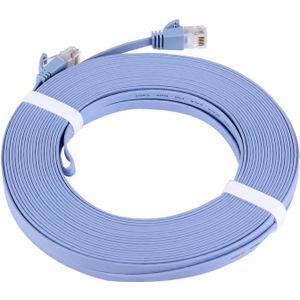 CAT6 Ultra-dunne platte Ethernet Network LAN kabel  lengte: 15m(Blue)