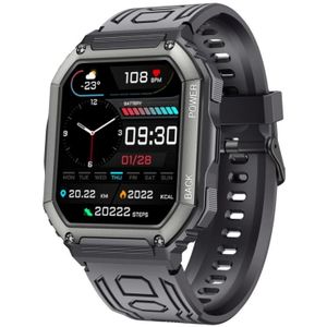 K6 1 8 inch IP67 waterdicht smartwatch  ondersteuning voor hartslag- / slaapbewaking