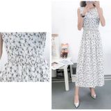 Mode gedrukte slanke vermagering jurk (kleur: 3 grootte: XL)