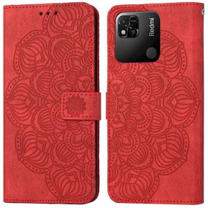 Voor Xiaomi Redmi 10c Mandala relif lederen telefoonhoesje