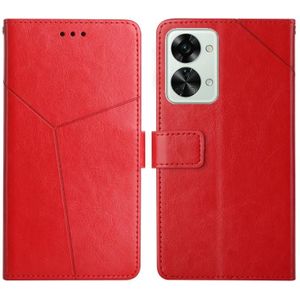 Voor OnePlus Nord 2T 5G Y Stitching Horizontal Flip Leather Phone Case
