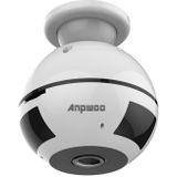Anpwoo MN003 360 graden panoramische 960P HD WiFi IP-Camera  bewegingsdetectie ondersteuning & infrarood nachtzicht & TF kaart (Max 64GB)