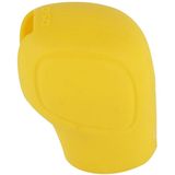 Rubber auto handrem hoofd Cover Shift knop Gear Stick kussen Cover auto accessoire interieur Pad(Yellow)