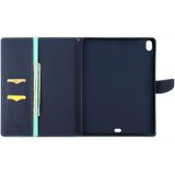GOOSPERY DIARY Horizontale Flip PU Lederen Case met Houder & Card Slots & Wallet For iPad Air (2020)(Mint Green)