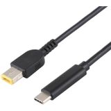 USB-C/type-C naar grote vierkante mannelijke laptop stroom oplaadkabel voor Lenovo  kabel lengte: ongeveer 1 5 m