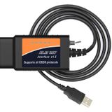 OBD ELM327 V1.5 USB Car Fault Diagnostic Cable with Switch (Orange)