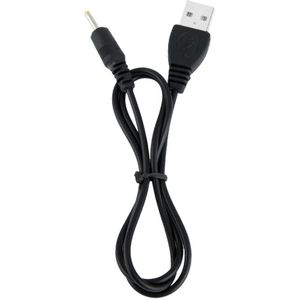 USB Male naar DC 2 5 x 0 7 mm voedingskabel  lengte: 0 6 m (zwart)