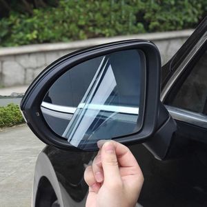 10 stuks regendichte anti-mist en anti-reflecterende film voor auto achteruitkijkspiegel ellips 95x135mm