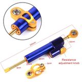 Motorfiets Stuur universele schokdemper richting demper stuurinrichting stabilisator demper accessoires (zwart)