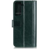Voor Samsung Galaxy S30 Plus Peas Crazy Horse Texture Horizontale Flip Lederen case met Holder & Card Slots & Wallet(Groen)