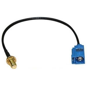 Fakra C male naar RP-SMA female connector adapter kabel/connector antenne