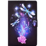 Voor Samsung Galaxy Tab S6 Lite Electry Pressed TPU lederen tablet case (Butterfly)