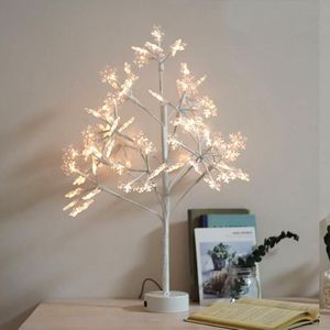 60cm kerstversiering Lichtgevende LED Lantern Garden Landscape Tree Light (Sneeuwvlok)