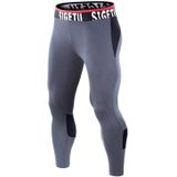 SIGETU Men Fitness Sneldrogende stretchbroek (kleur:grijs formaat:S)