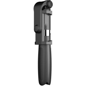 2 in 1 opvouwbare Bluetooth Shutter externe Selfie Stick statief voor iPhone en Android Phones(Black)