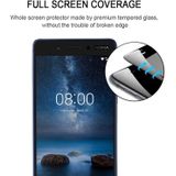 Volledige lijm volledige cover Screen Protector gehard glas film voor Nokia 1 plus