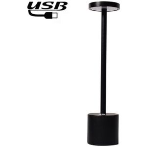 JB-TD003 I-vormige tafellamp creatieve decoratie retro eetkamer bar tafellamp  specificatie: USB (zwart)
