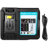 Voor Makit DC18RA / DC18RC 14.4V-18V acculader voor draadloos elektrisch gereedschap (UK-stekker)