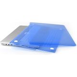 MacBook Pro Retina 15.4 inch Kristal structuur hard Kunststof Hoesje / Case (blauw)