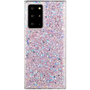 Voor Samsung Galaxy Note20 Ultra Glitter Sequins Epoxy TPU Phone Case