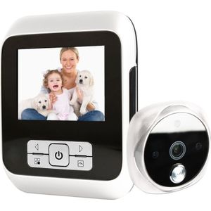 M530 3 0 inch TFT display 3.0 MP camera video digitale deur viewer  ondersteuning TF-kaart (32GB Max) & infrarood nachtzicht (wit)