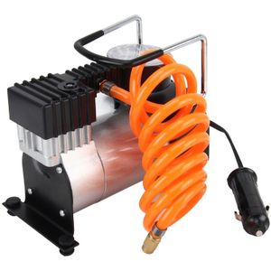 Compressor draagbare metalen cilinder Tire Inflator luchtcompressor voor vrachtwagens auto's 150W 100 PSI 35L/min maximale spanning DC 12V maximale stroomsterkte Draw 13A