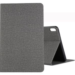 Voor Huawei Matepad Pro 10 8 inch Craft Cloth TPU beschermhoes met houder (grijs)