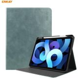 ENKAY ENK-8024 Cow Texture PU Leather + TPU Smart Case met pensleuf voor iPad Air 10.9 (2020) / iPad Pro 11 (2018)(Groen)