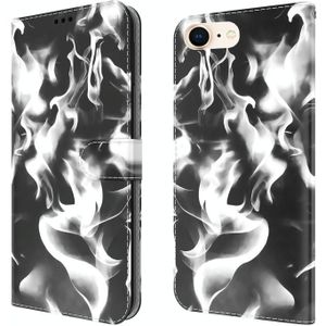 Cloud Fog Pattern Horizontale Flip Leren Case met Houder & Card Slot & Portemonnee voor iPhone SE 2020 & 8 & 7