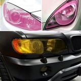 Beschermende decoratie Flash punt auto licht membraan/lamp sticker  grootte: 195cm x 30cm (roze)