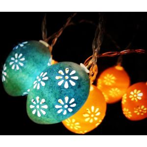 2M 10 LED's String Lights Hollow Egg Modeling Lamp