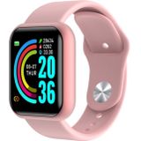 D20 1 3 inch IPS-kleurenscherm Smart Watch IP67 Waterproof  ondersteuning oproepherinnering /hartslagbewaking/bloeddrukbewaking/sedentaire herinnering (roze)