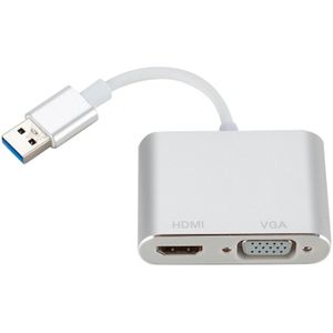 USB-C/type-C 3 0 naar HDMI/VGA-Converter