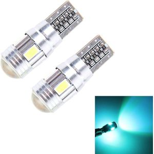 2st T10 3W Ice Blue Light 6 SMD 5630 LED foutvrij Canbus auto Clearance lichten Lamp  DC 12V