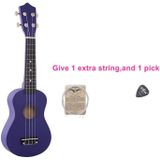 HM100 21 inch Basswood Ukulele kinderen muzikale verlichting Instrument(Dark Purple)