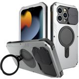 Voor iPhone 15 Camera Shield MagSafe Holder Life Waterdichte telefoonhoes