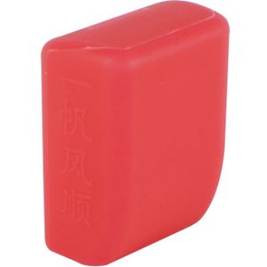 Veilige Rubber auto veiligheidsgordel Clips vergrendeling gespen beschermende Cover(Red)