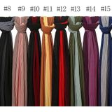 Kleurblokkerende verfrommelde lange print gradint kleur alle seizoenen universele zonnebrandcrme sjaal  grootte: 180 x 70cm (15 Navy White)