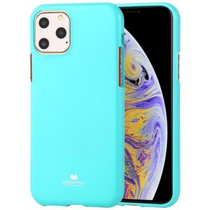 MERCURY GOOSPERY JELLY TPU schokbestendig en kras Case voor iPhone 11 Pro Max (mint groen)