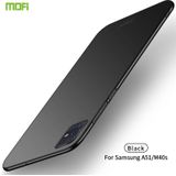 Voor Galaxy A51 / M40s MOFI Frosted PC Ultra-dunne Hard Case (Zwart)