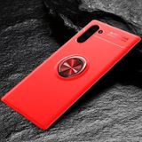 lenuo schokbestendig TPU case met onzichtbare houder voor Galaxy Note10 (rood)