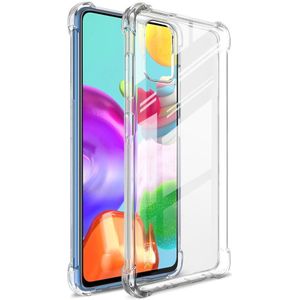 Voor Samsung Galaxy A41 IMAK Volledige dekking schokbestendige TPU beschermhoes (transparant)